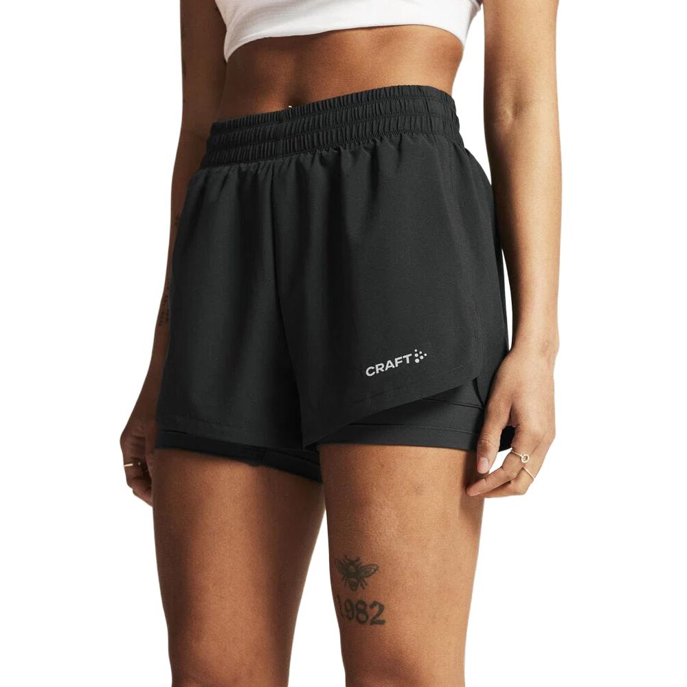 CRAFT Women's ADV Essence 2-in-1 Shorts 2 - 1915946-999000