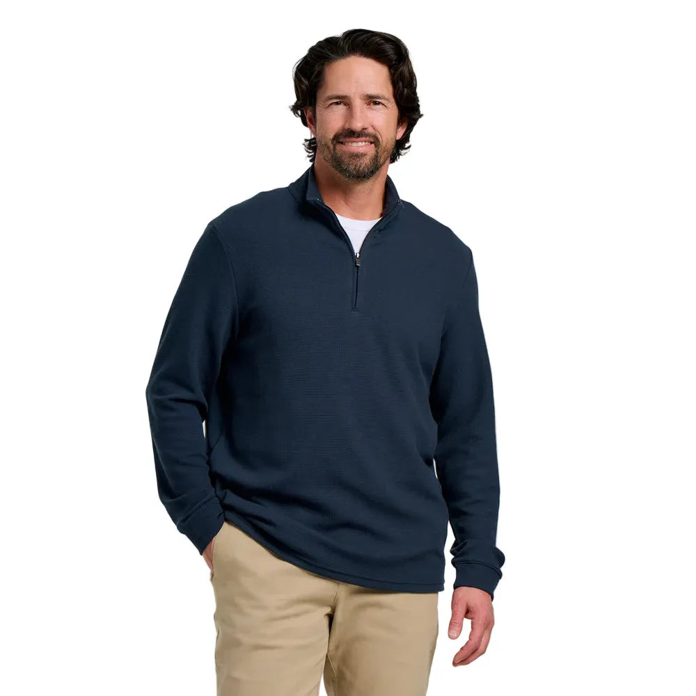 FREE FLY Men's Waffle Quarter Zip - MWQZ-440
