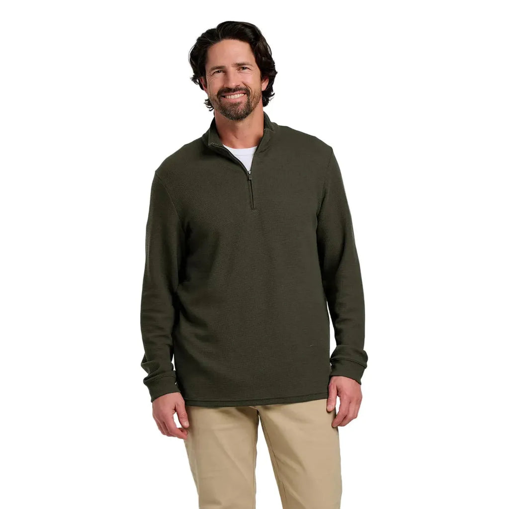 FREE FLY Men's Waffle Quarter Zip - MWQZ-534