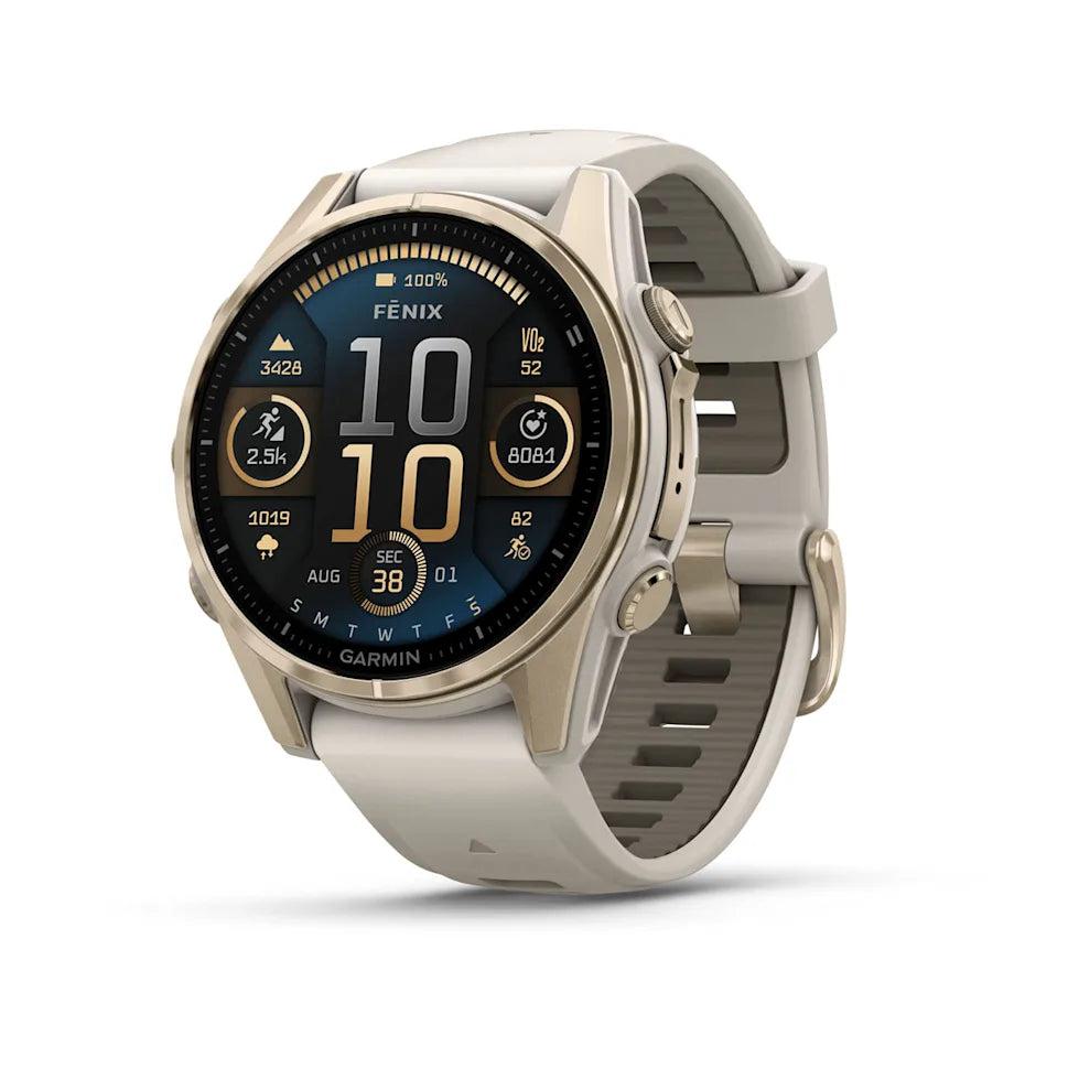 Garmin fenix 8 AMOLED (43mm) | Sapphire/Soft Gold | Fitness & GPS