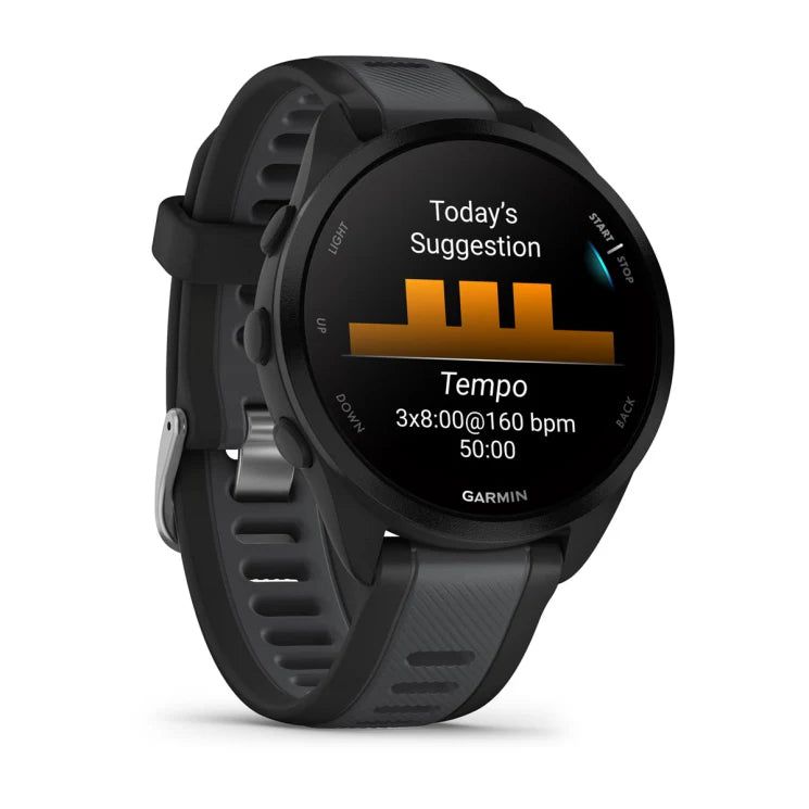 GARMIN Forerunner 165 Music - Black-Slate Gray - 010-02863-30