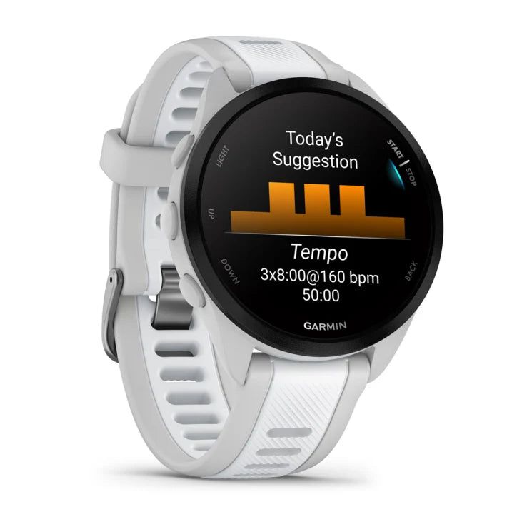 GARMIN Forerunner 165 Music - Mist Gray-Whitestone - 010-02863-31