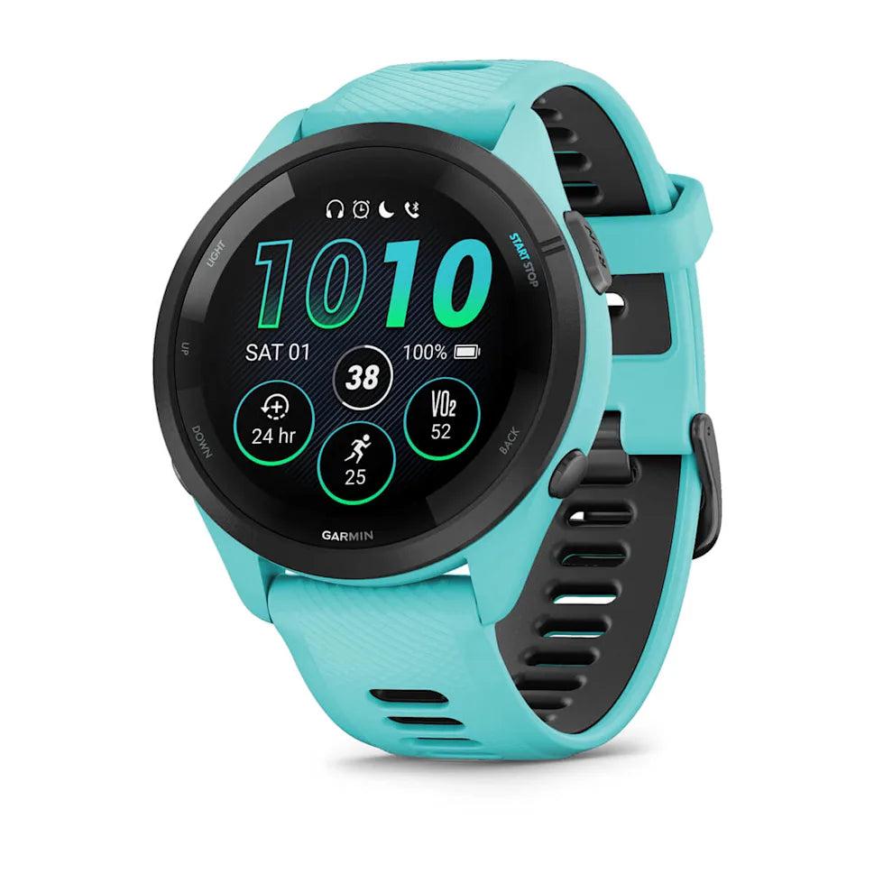 GARMIN Forerunner 265 - Aqua-Black - 010-02810-02