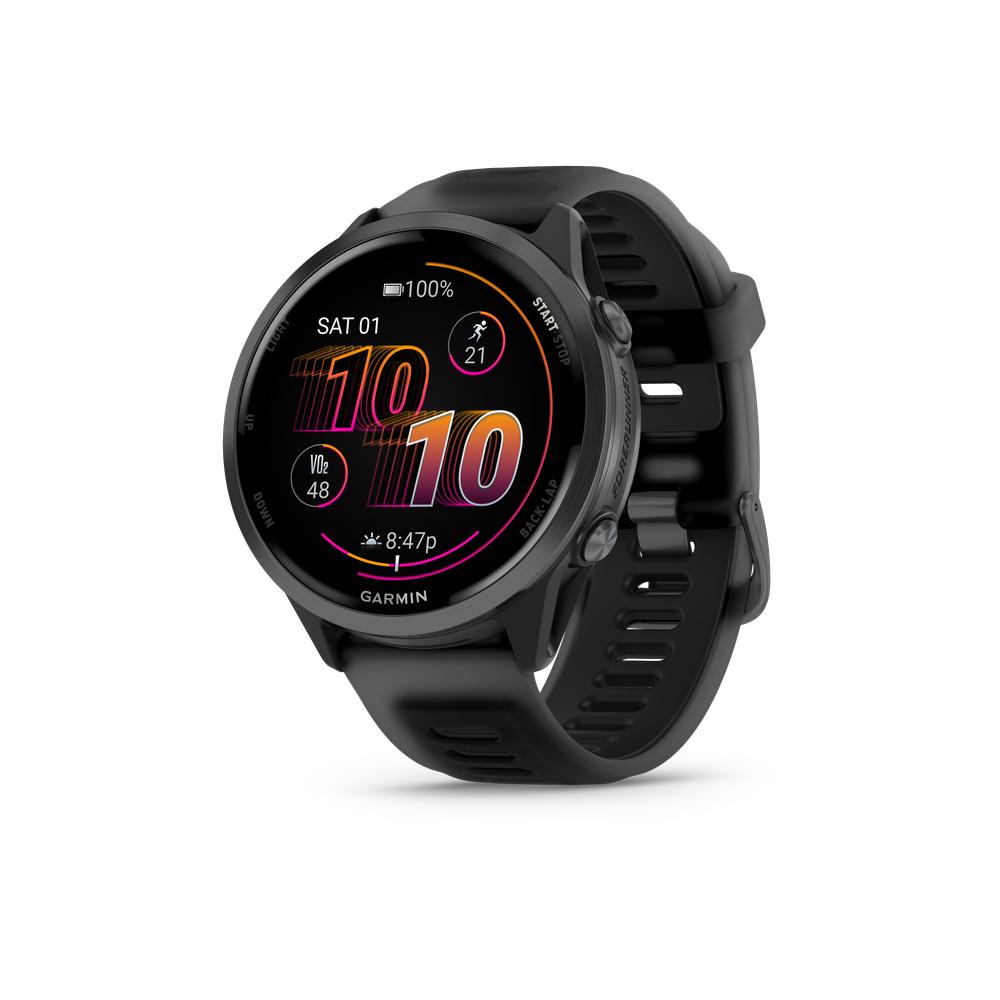GARMIN Forerunner 570 - Slate Gray Aluminum w/ Translucent Black/Black Band - 010-02971-00