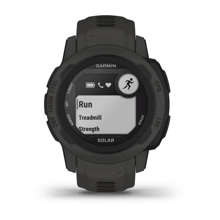 Garmin Instinct 2S Solar | Graphite | Fitness & Running GPS Watch