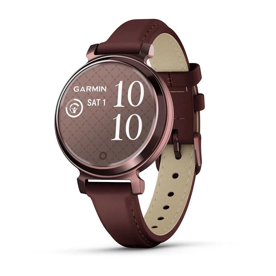 GARMIN Lily 2 Classic - Dark Bronze-Mulberry Leather - 010-02839-03
