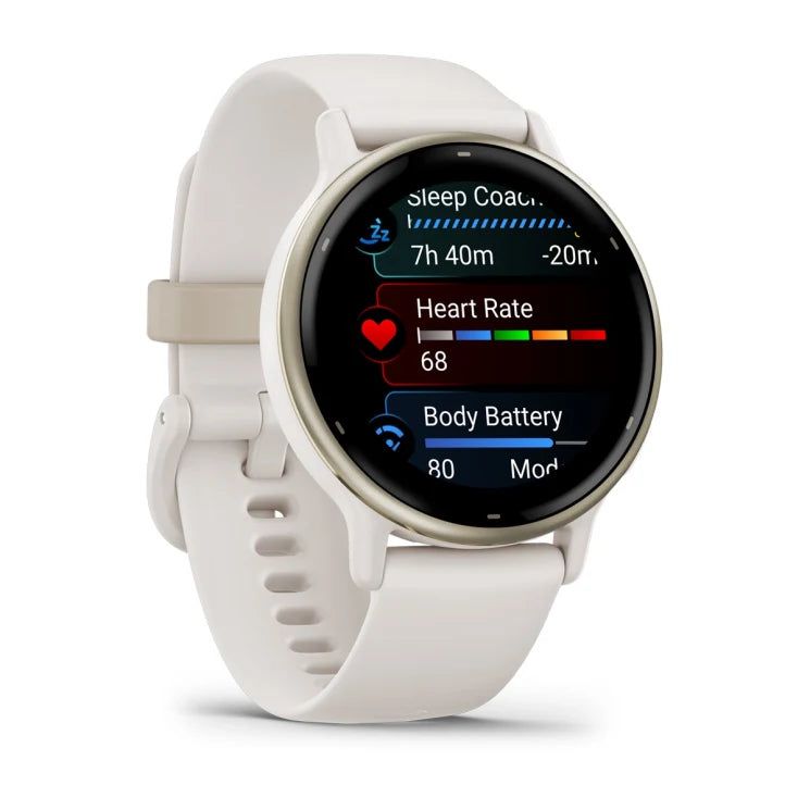 Garmin Vivoactive 5 | Ivory/Cream Gold | Fitness & Multisport 