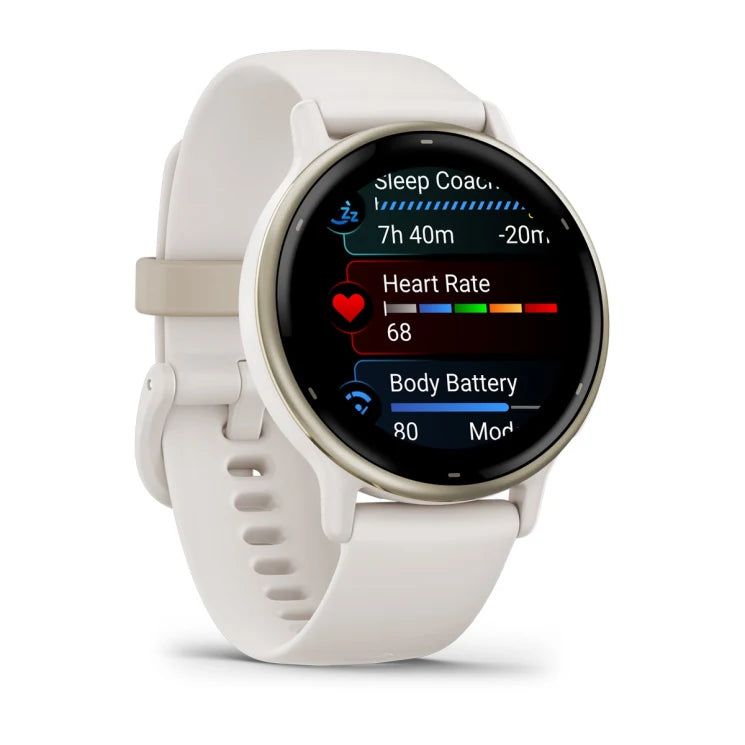 GARMIN Vivoactive 5 - Ivory-Cream Gold - 010-02862-11