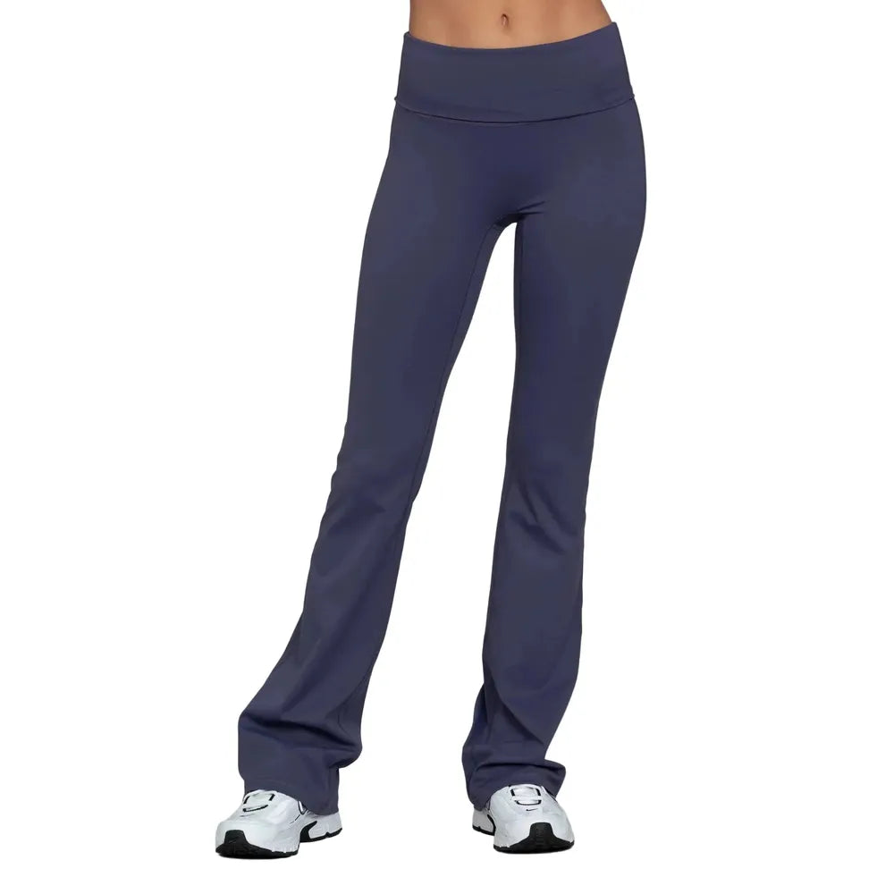 GOLD HINGE W Essential Foldover Flare Pant -, Pale Indigo - 2409KR2847