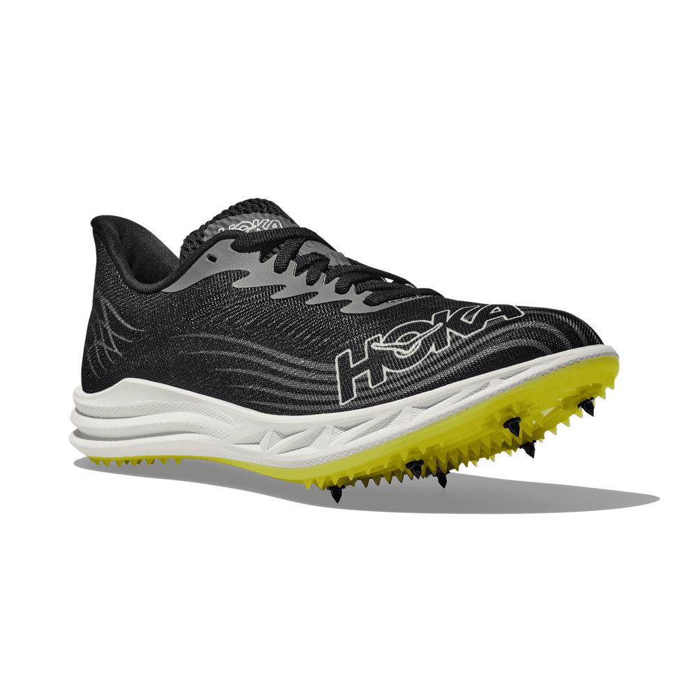 Hoka Crescendo MD 2 | Black/White | Unisex Middle-Distance Track