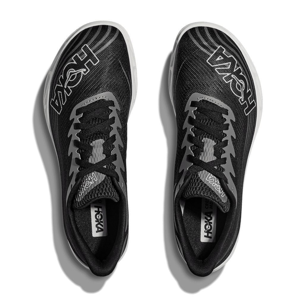Hoka Crescendo MD 2 | Black/White | Unisex Middle-Distance Track
