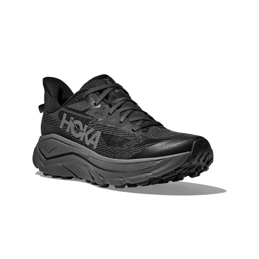 Hoka Challenger 8 | Black/Outer Orbit | Men's Cushioned Trail Shoe