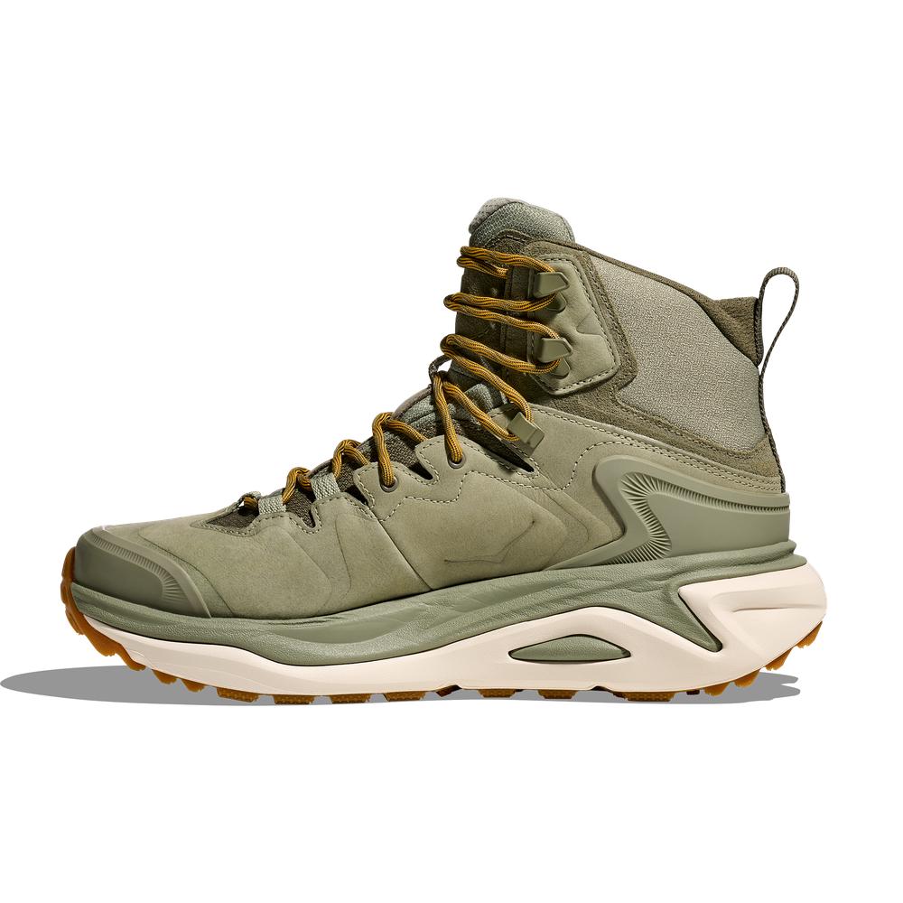 HOKA Kaha 3 Mid GTX | Sea Moss/Oat Milk | Men's Hiking and Walking