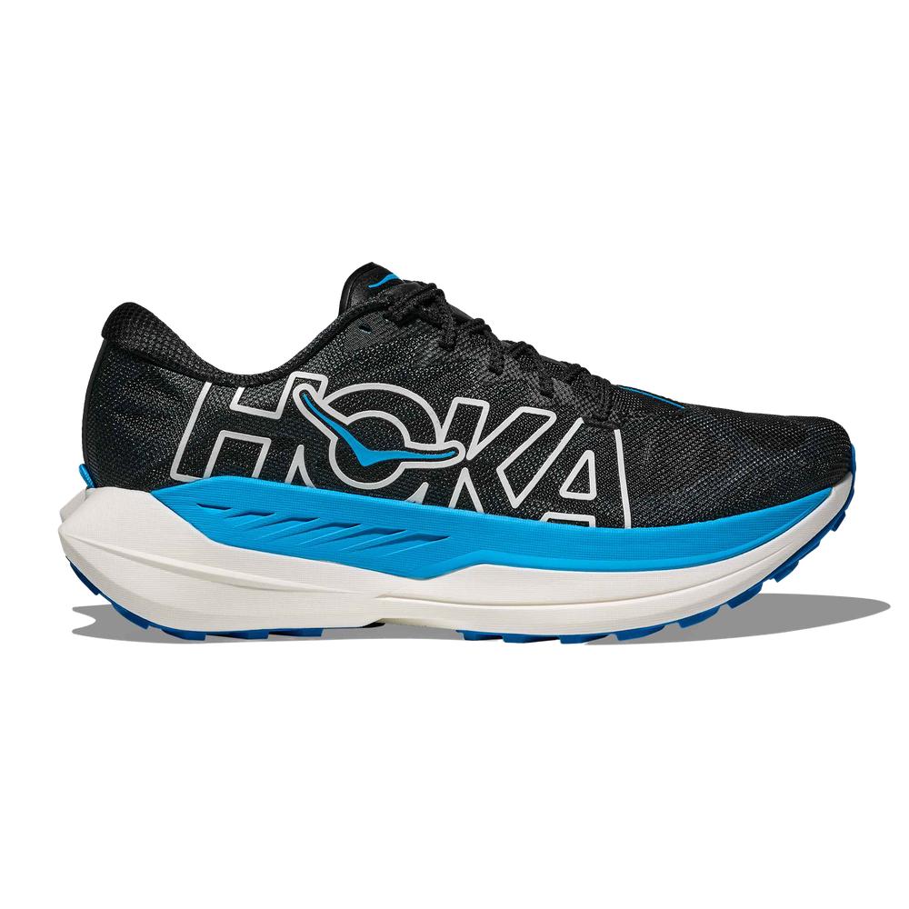 HOKA M ROCKET X TRAIL - BLACK / SKYWARD BLUE - 1176330-BKSK