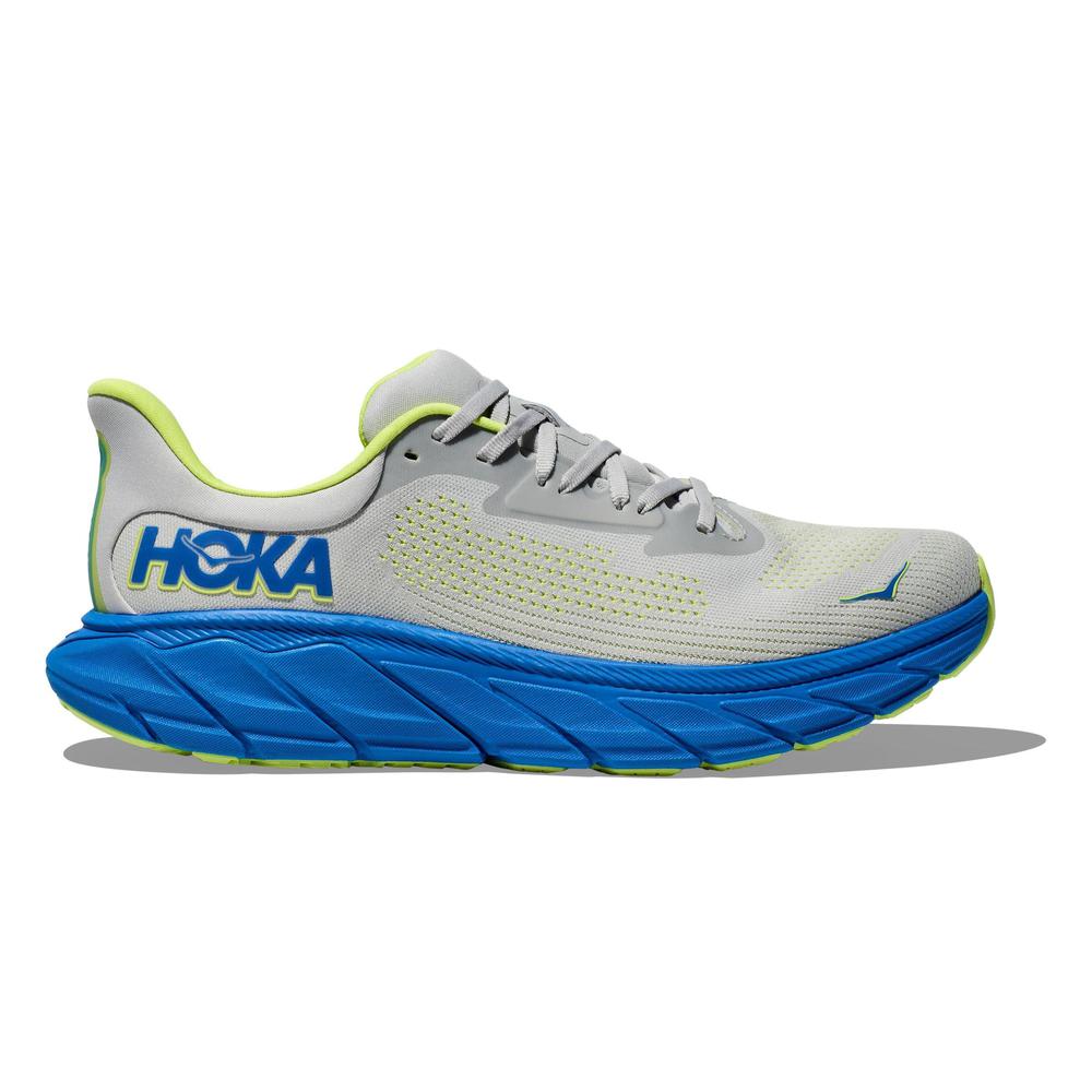 HOKA Men's Arahi 7 - STARDUST / ELECTRIC COBALT - 1147850-STLC