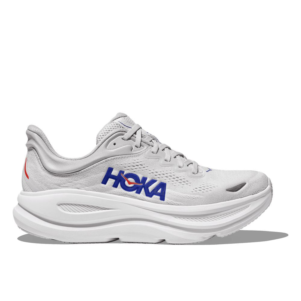 HOKA Men's Bondi 9 Cosmic Grey/Ultramarine Running Shoes - 1162011-CYLT