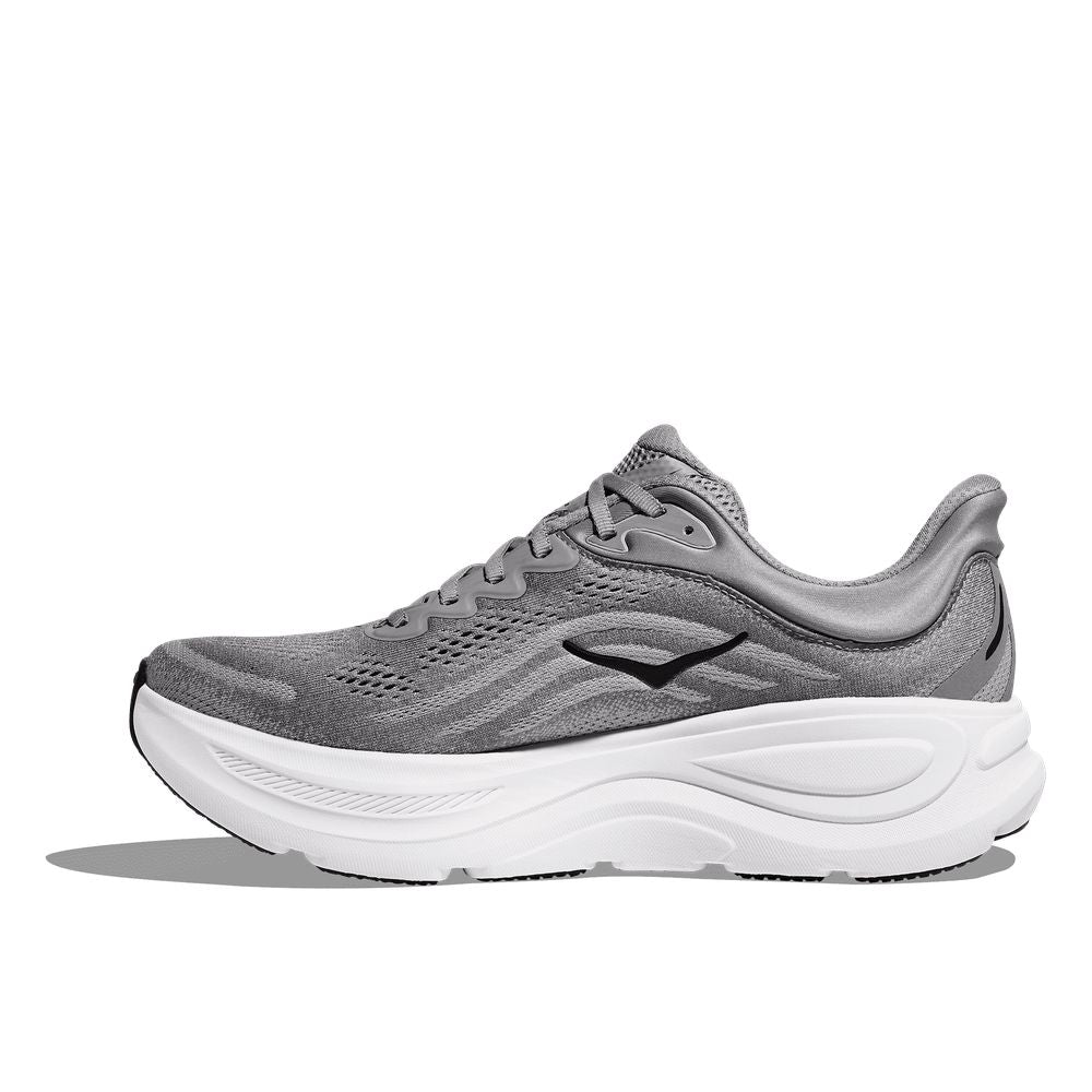 HOKA Men's Bondi 9 Galactic Grey/Stellar Grey Running Shoes - 1162011-GCTC