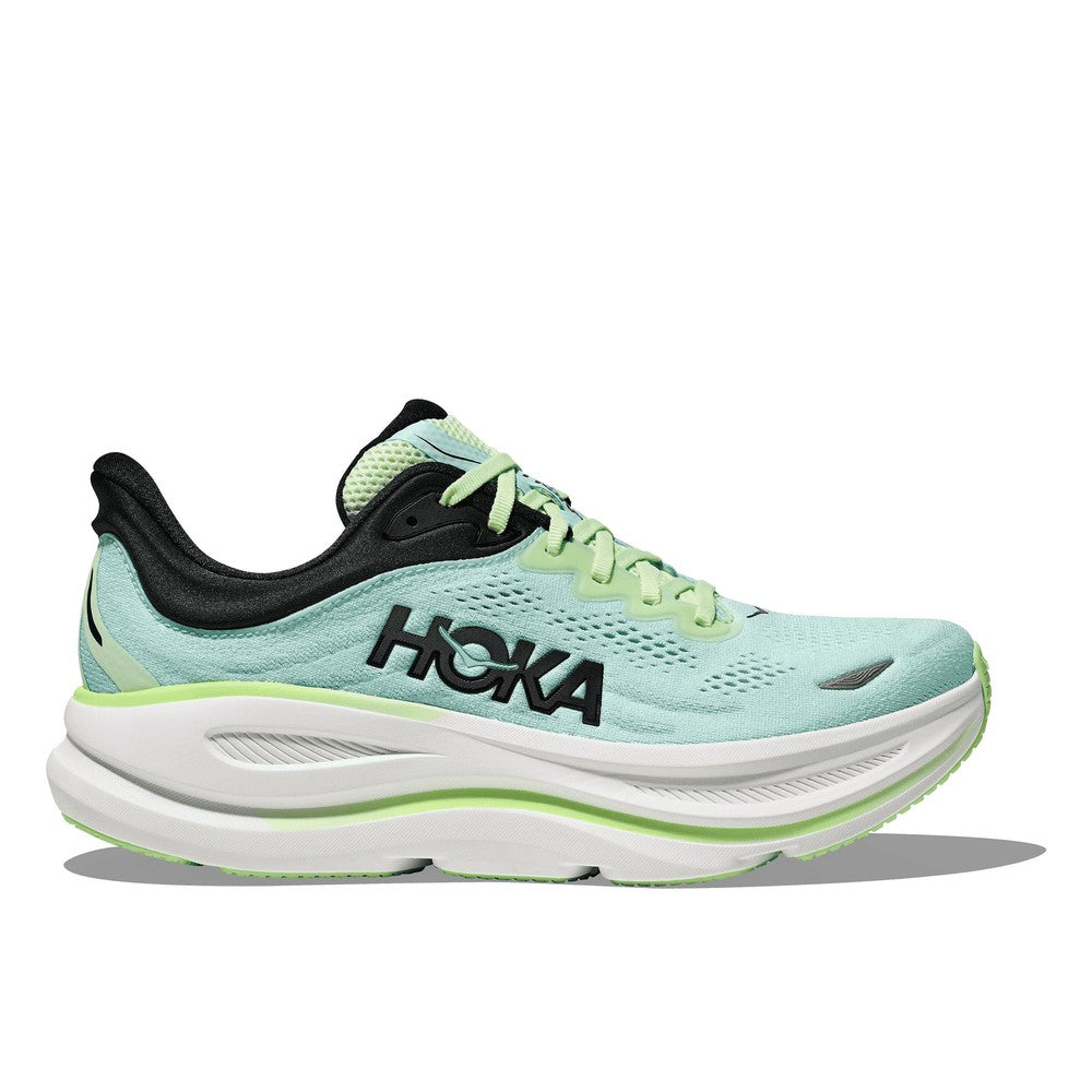 HOKA Men's Bondi 9 Luna Moth/Blue Spark Running Shoes - 1162011-LNMT