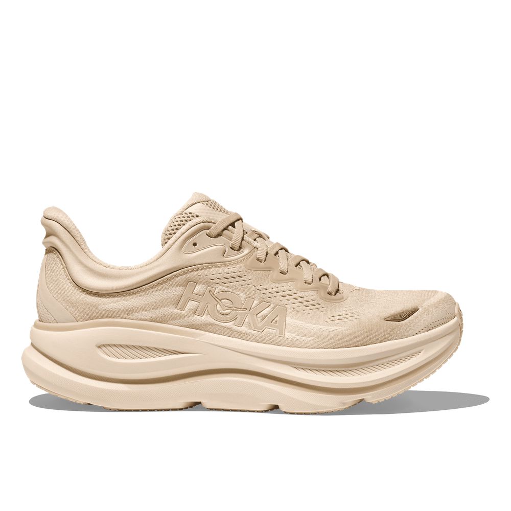 Hoka Bondi 9 | Oatmeal/Oat Milk | Men's High-Cushion Running Shoes