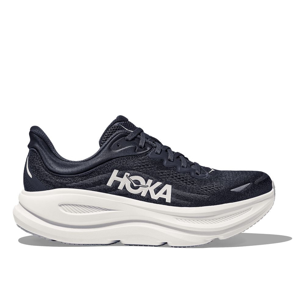 HOKA Men's Bondi 9 Varsity Navy/White Running Shoes - 1162011-VYN