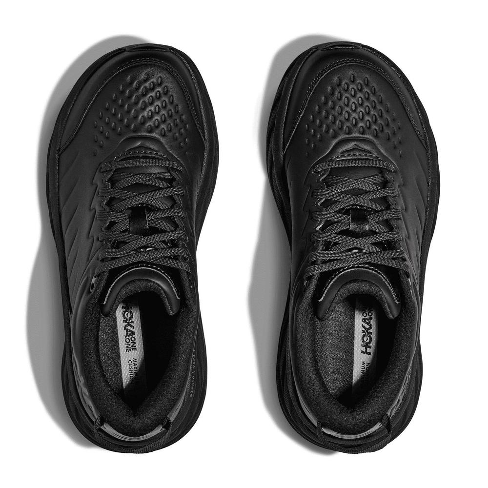 Hoka Bondi SR | Black/Black | Men's Slip-Resistant Walking Shoes