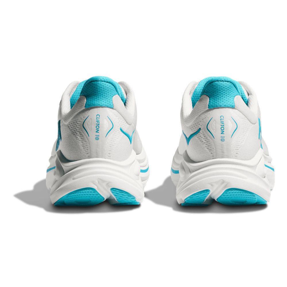 HOKA Clifton 10 | White/Blue | Men's Neutral Running Shoes