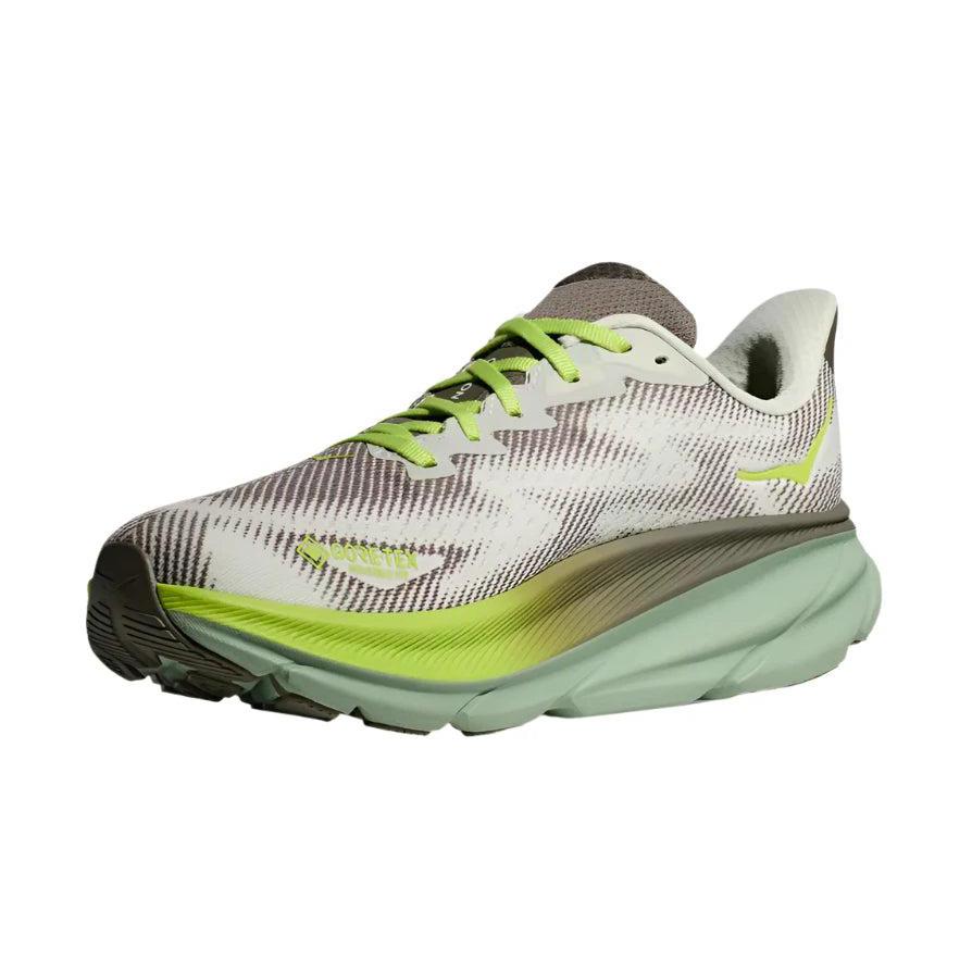 HOKA Men's Clifton 9 GTX - SLATE-ALOE VERA - 1141470-STLV