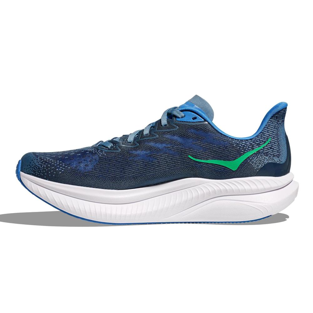 HOKA Men's Mach 6 - DOWNPOUR / THUNDER CLOUD - 1147790-DHN