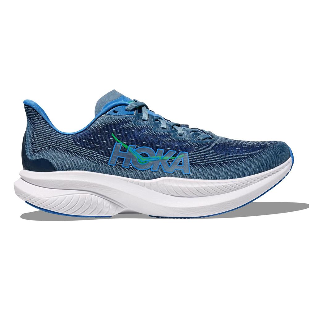 Hoka One One Mach 6 Shoes Mens Size 9.5 D Blue Athletic Running Walking Sneakers HOKA Men main image 4