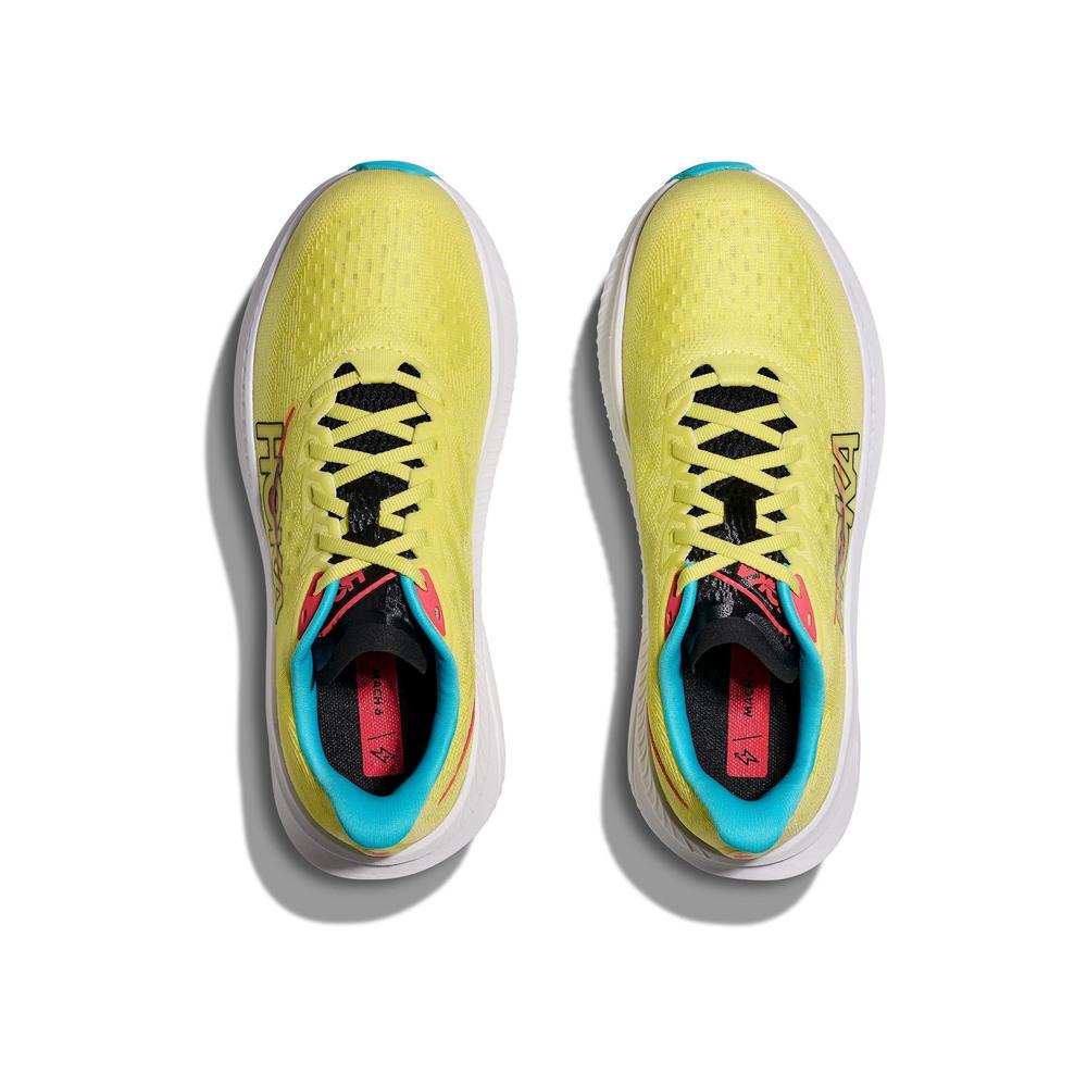 HOKA Men's Mach 6 - YUZU / CIELO BLUE - 1147790-YZC