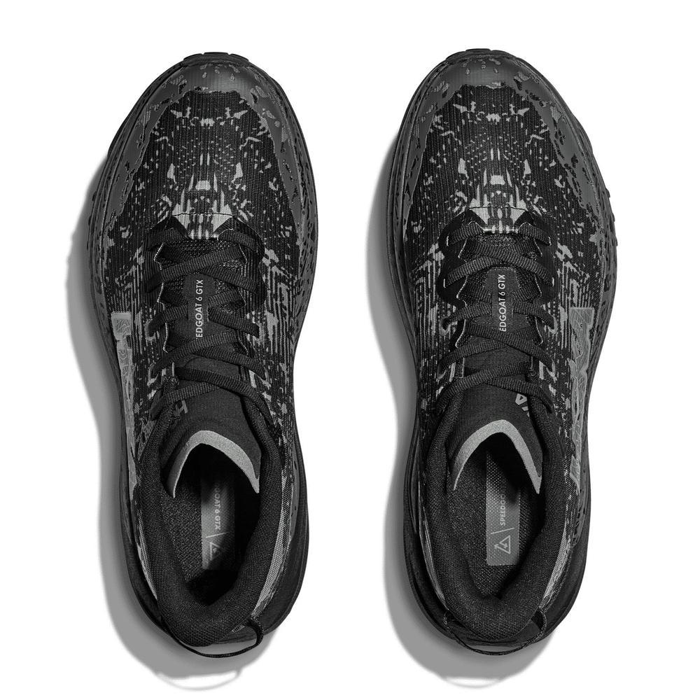 Hoka Speedgoat 6 GTX | Black/Outer Orbit | Men's Waterproof Trail