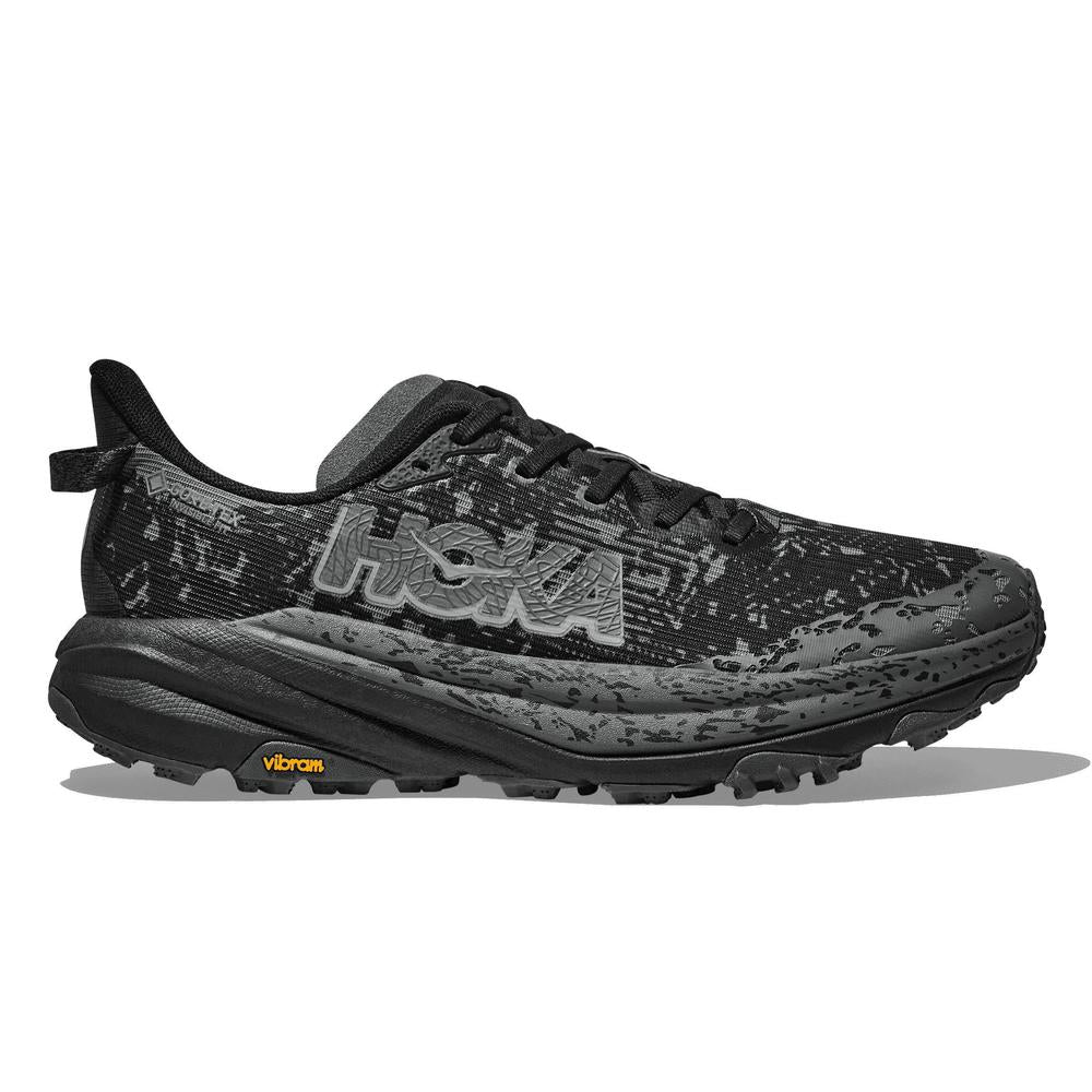 HOKA Men's Speedgoat 6 GTX - Black/Outer Orbit - 1155150-BCKT