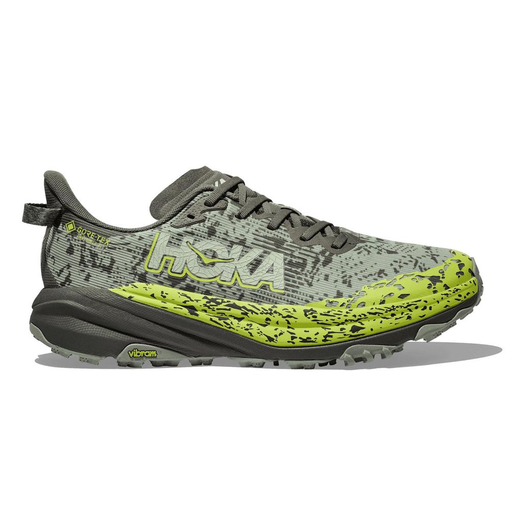 HOKA Men's Speedgoat 6 GTX - Slate/Aloe Vera - 1155150-STLV