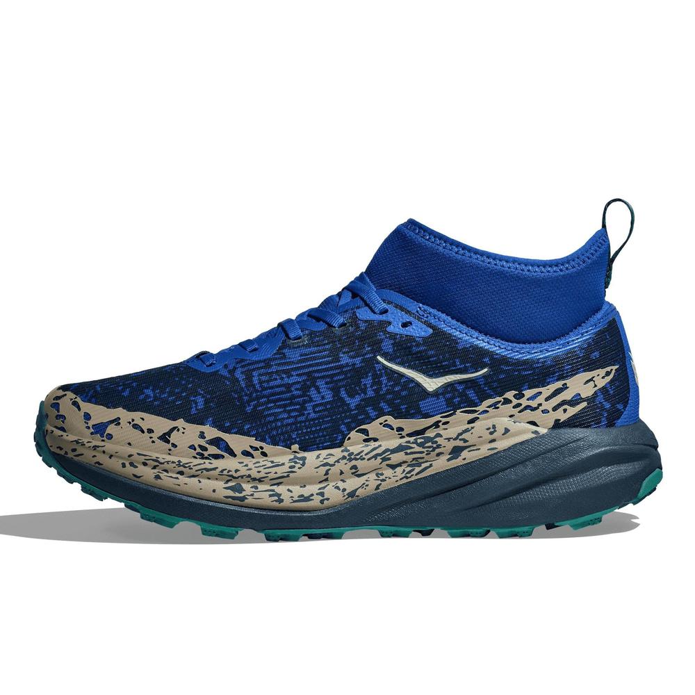 HOKA Men's Speedgoat 6 Mid GTX - Ultramarine/Stormy Skies - 1155152-UNS