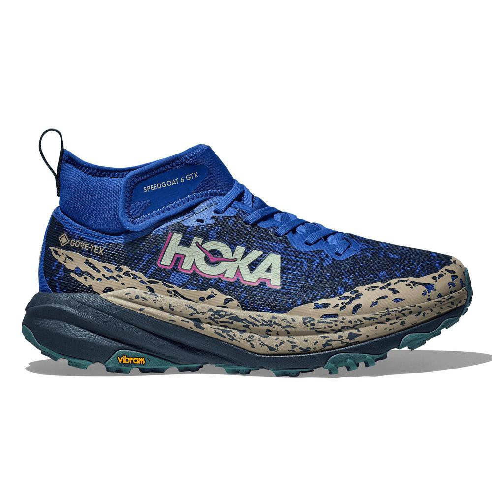 HOKA Men's Speedgoat 6 Mid GTX - Ultramarine/Stormy Skies - 1155152-UNS