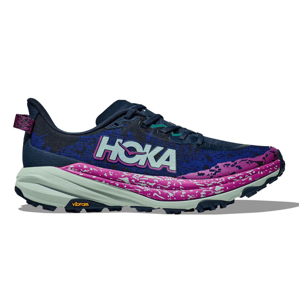 HOKA Men's Speedgoat 6 - Stormy Skies/Aqua Breeze - 1147791-SMY