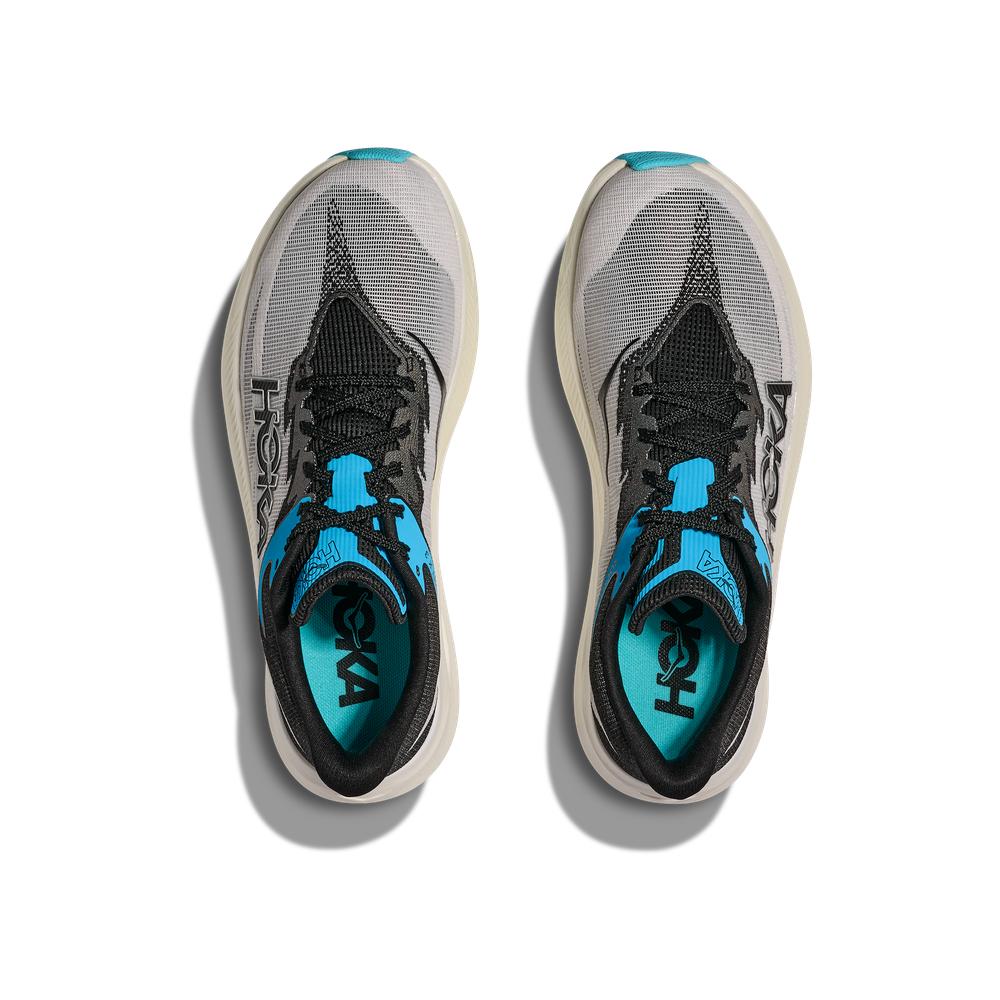 HOKA U ROCKET X 3 - WHITE / BLACK - 1168724-WBLC