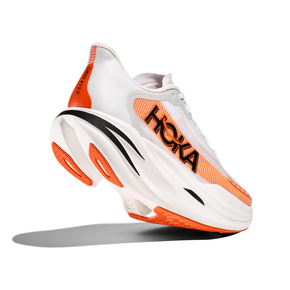 HOKA Cielo x1 2.0 | Frost/Lava | Unisex Carbon-Plated Racing Shoes