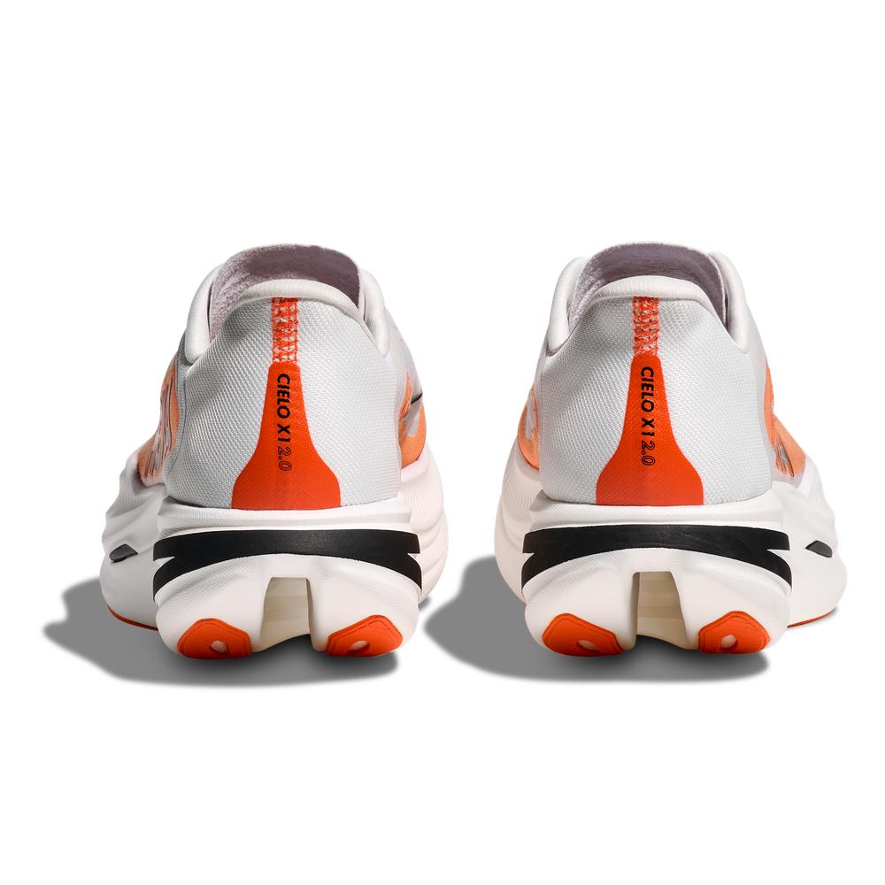 HOKA Cielo x1 2.0 | Frost/Lava | Unisex Carbon-Plated Racing Shoes
