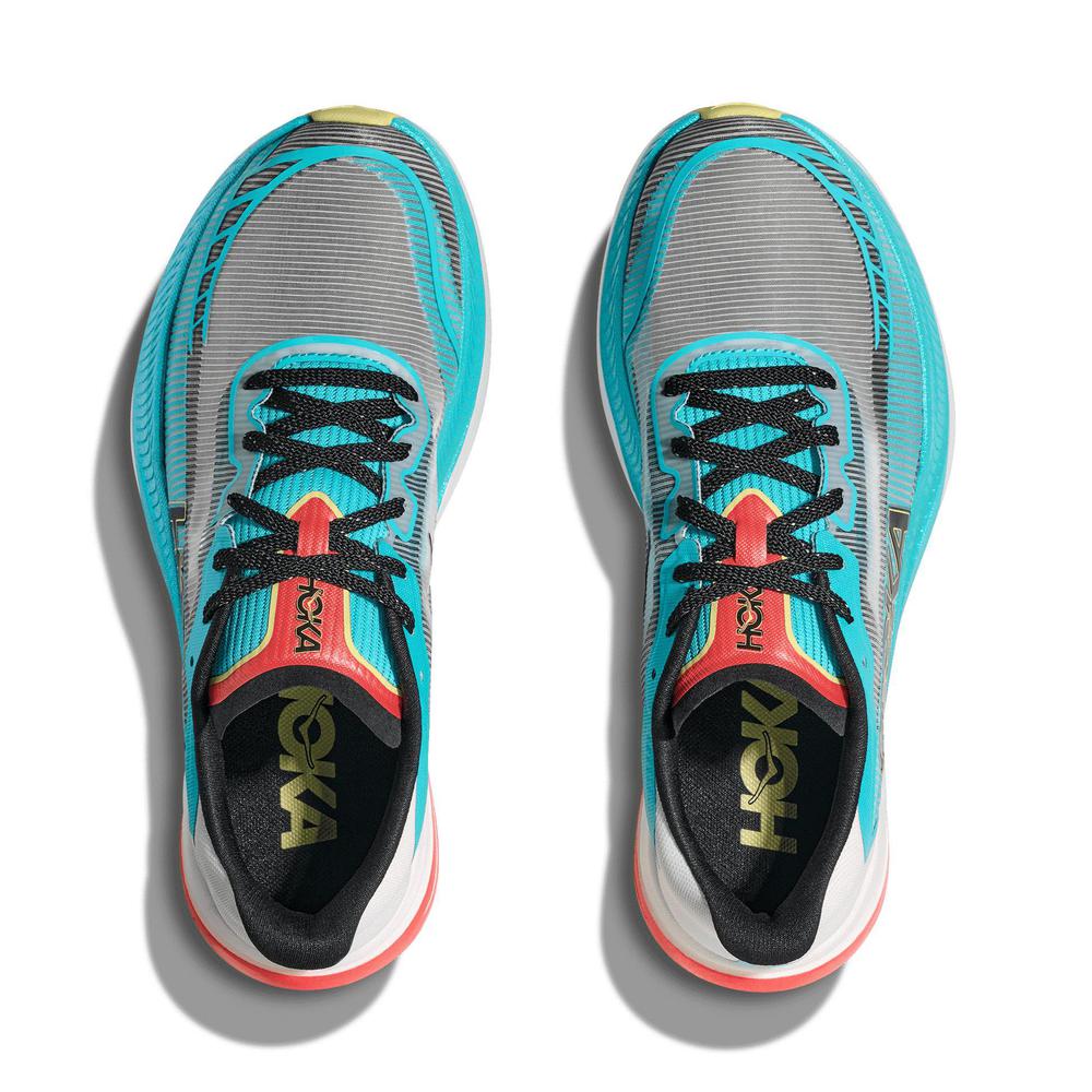 NEW HOKA men\'s u cielo x1 2.0 running shoes in frost/black HOKA CIELO X1 2.0. “Frost/Black” The Hoka Cielo X1 2.0 is  main image 4