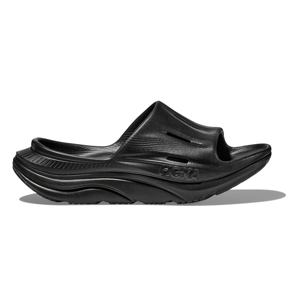 HOKA Ora Recovery Slide 3 | Black | Recovery Sandals – Athletic Annex