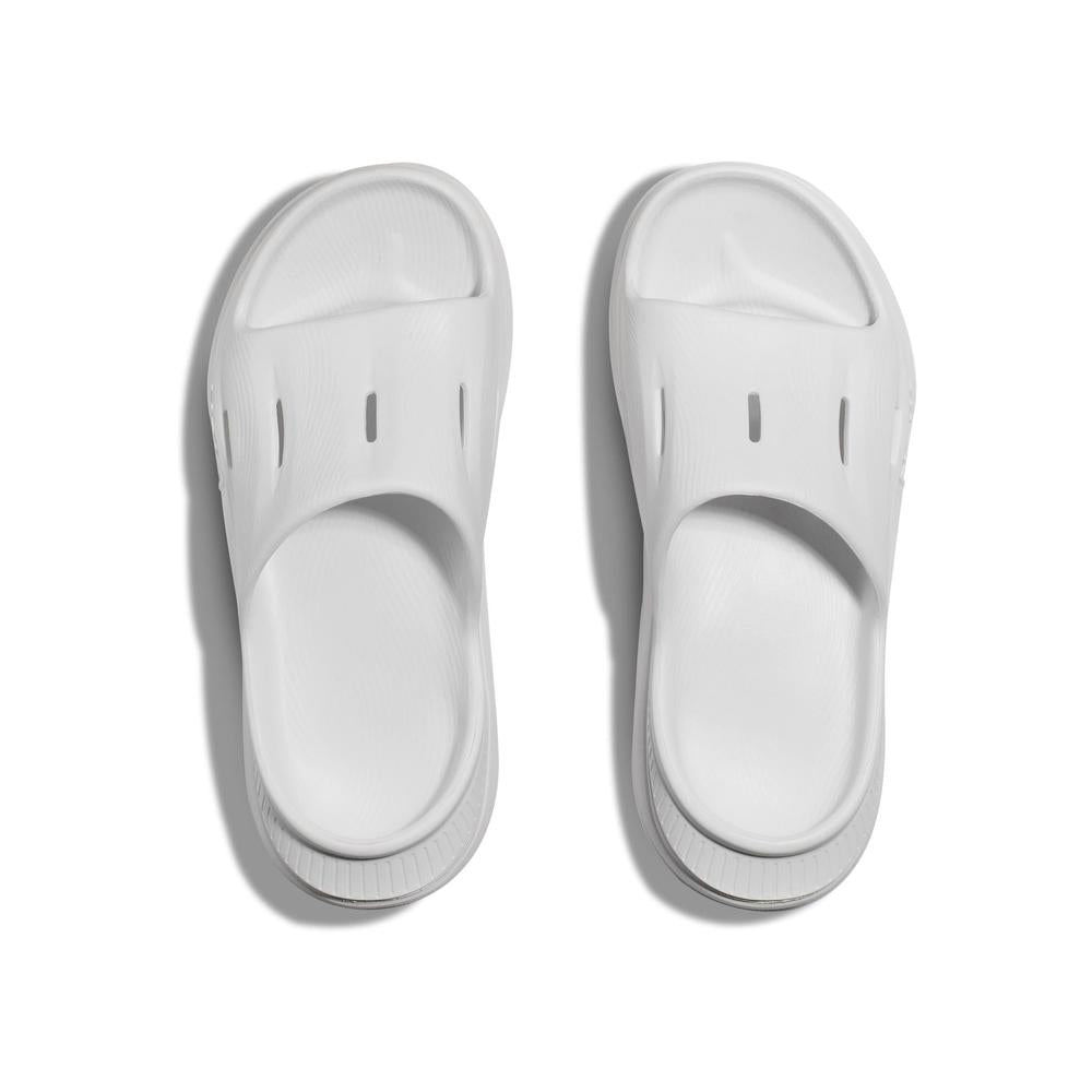 HOKA Unisex Ora Recovery Slide 3 - WHITE/WHITE - 1135061-WWH