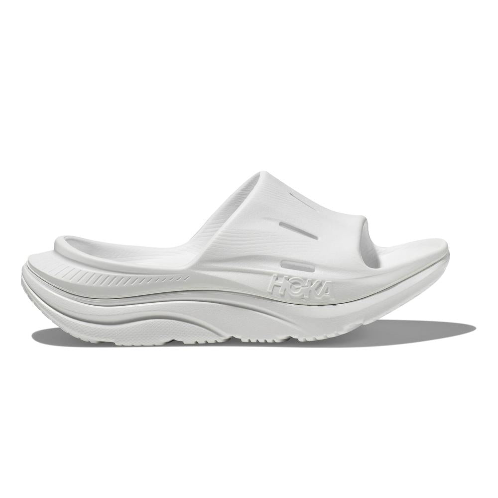 HOKA Ora Recovery Slide 3 | White | Recovery Sandals  display picture 3