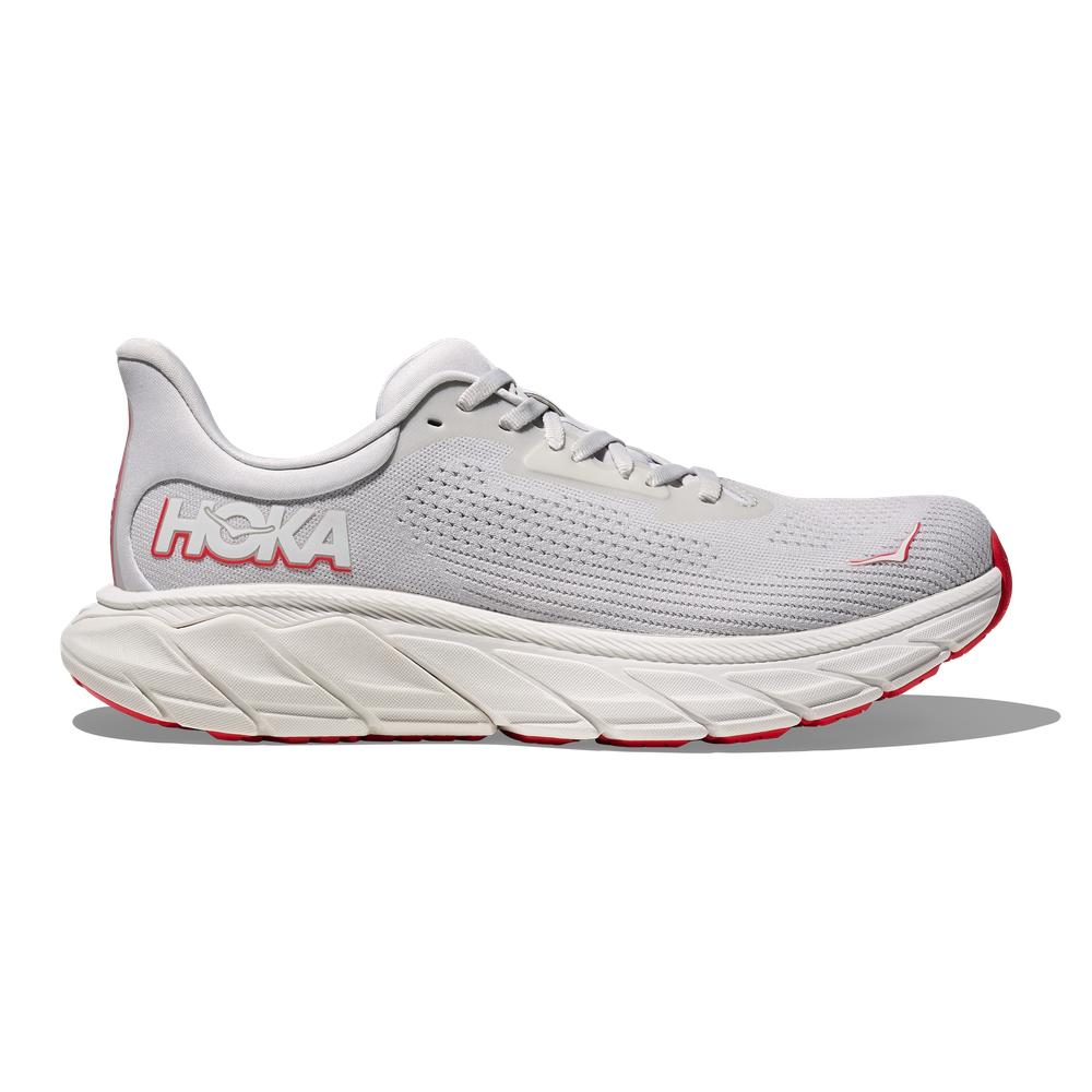 HOKA W ARAHI 7 - COSMIC GREY / RUBY RED - 1147851-CRBY