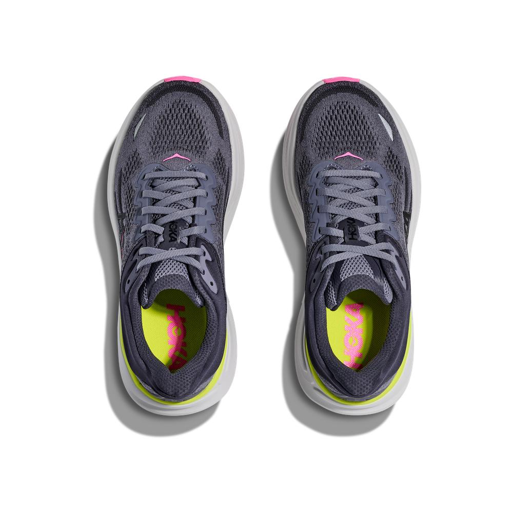 HOKA W BONDI 9 - CHARCOAL GREY / GREY SKIES - 1162012-CYG