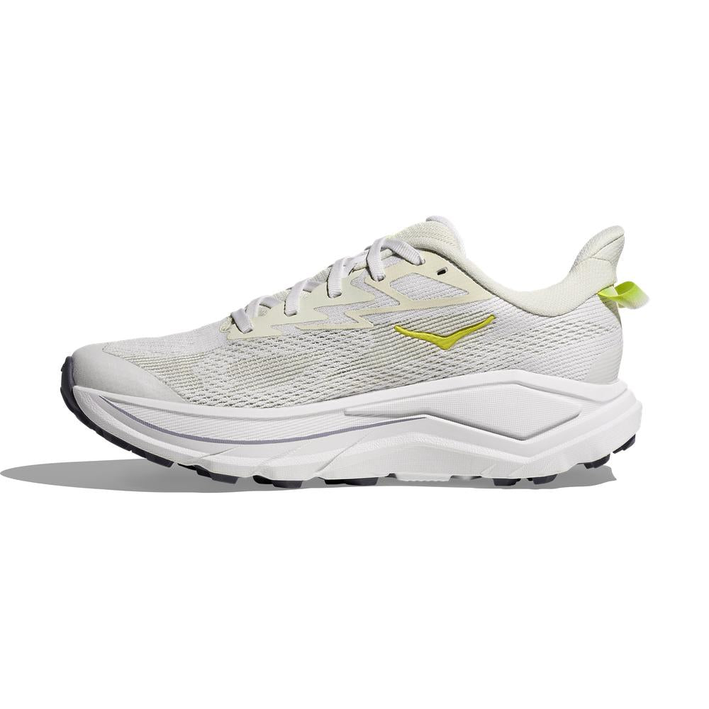 Hoka Challenger 8 | White/Neon Hoka Citrus | Women's Cushioned