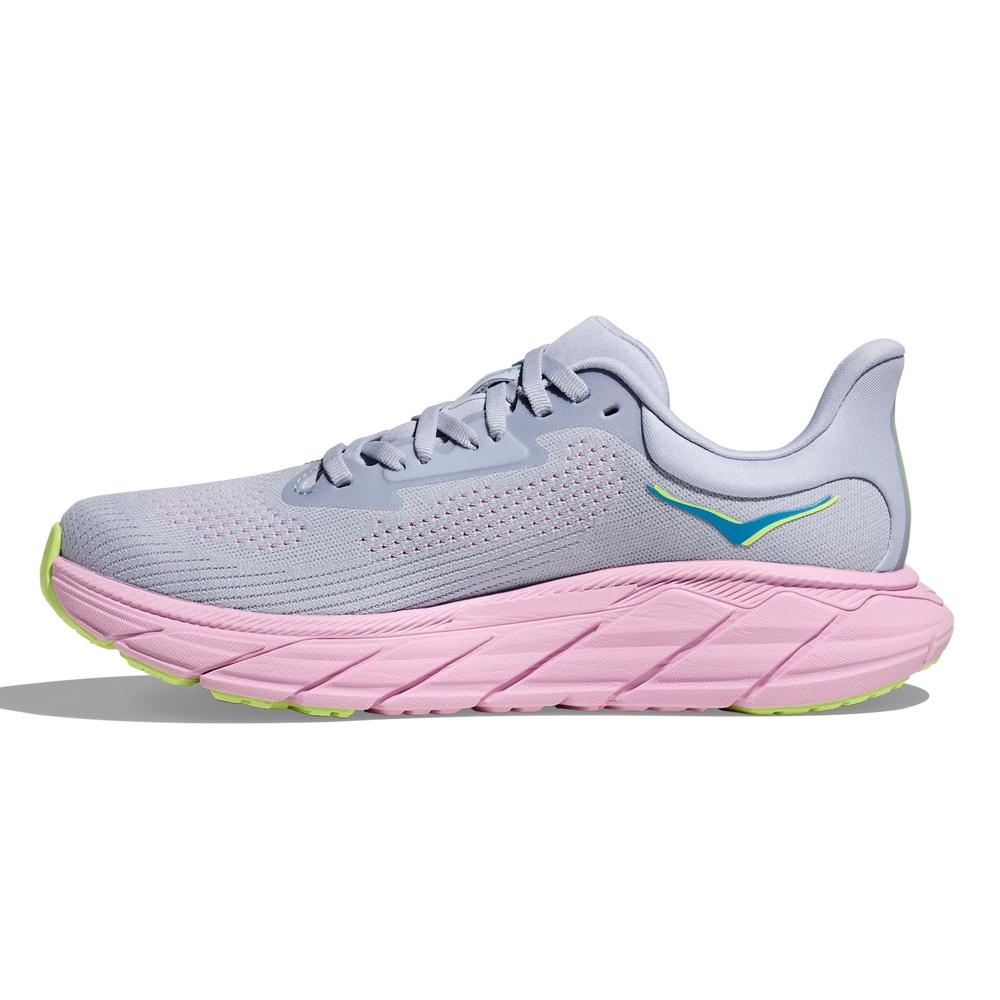 HOKA Women's Arahi 7 - GULL / PINK TWILIGHT - 1147851-GLP