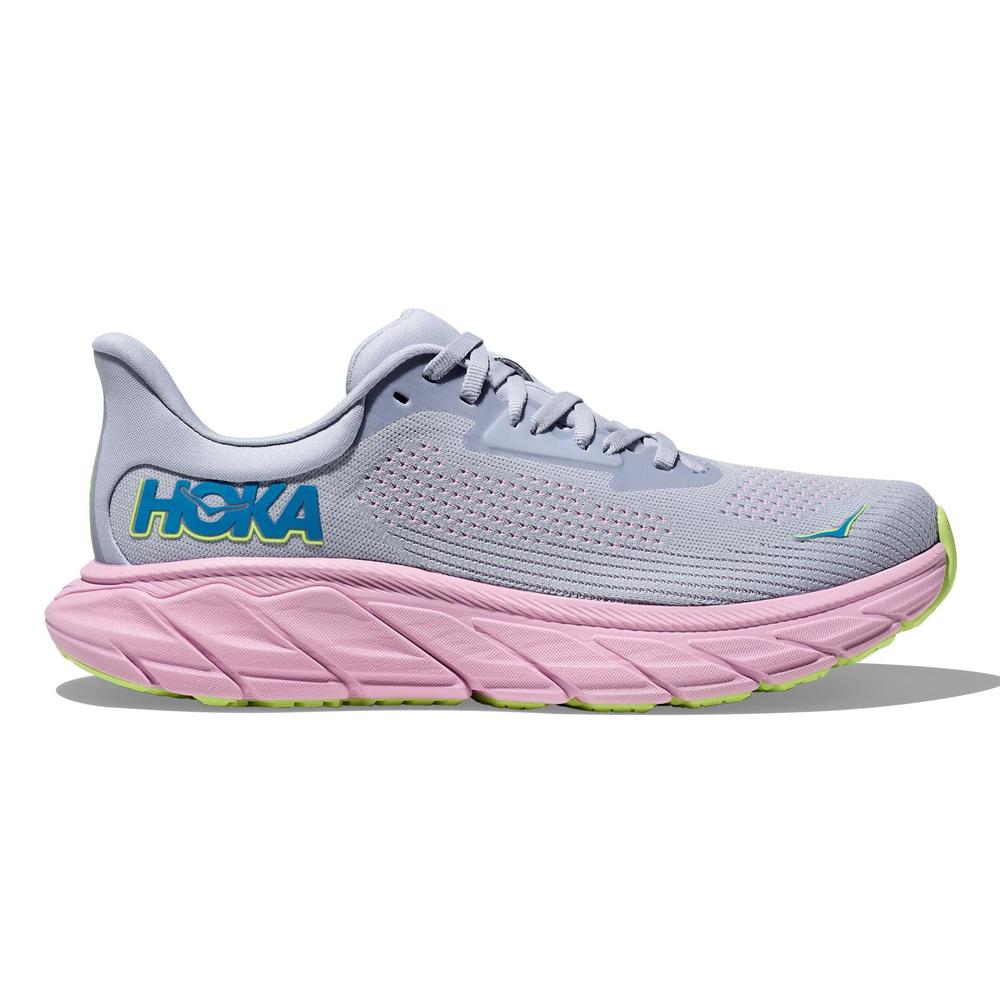 HOKA Women's Arahi 7 - GULL / PINK TWILIGHT - 1147851-GLP