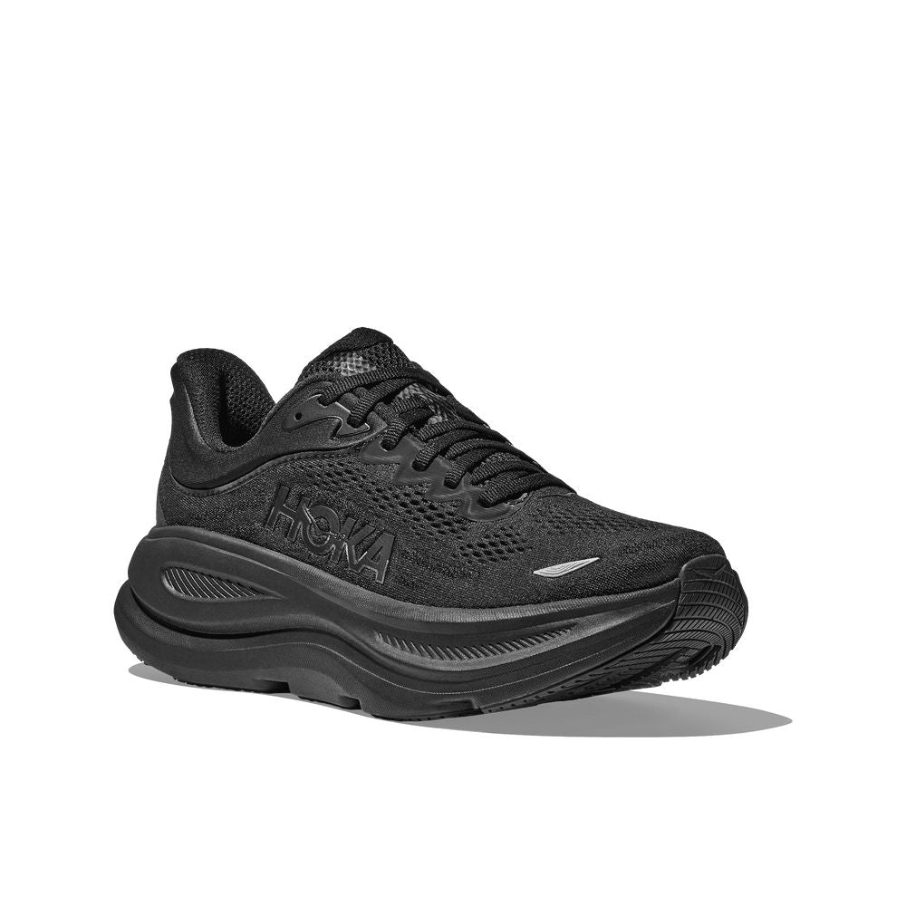 Hoka Bondi 9 | Black/Black | Women's High-Cushion Running Shoes