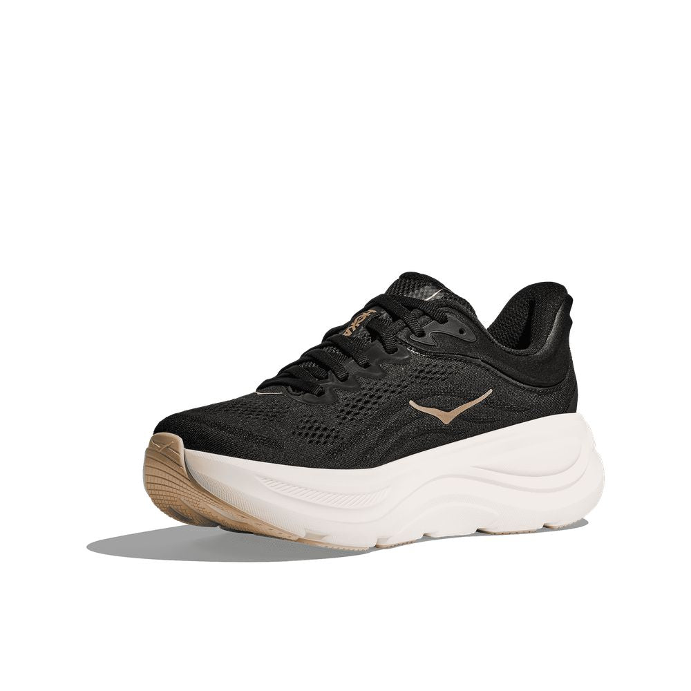 Hoka Bondi 9 | Black/Rose Gold | Women's High-Cushion